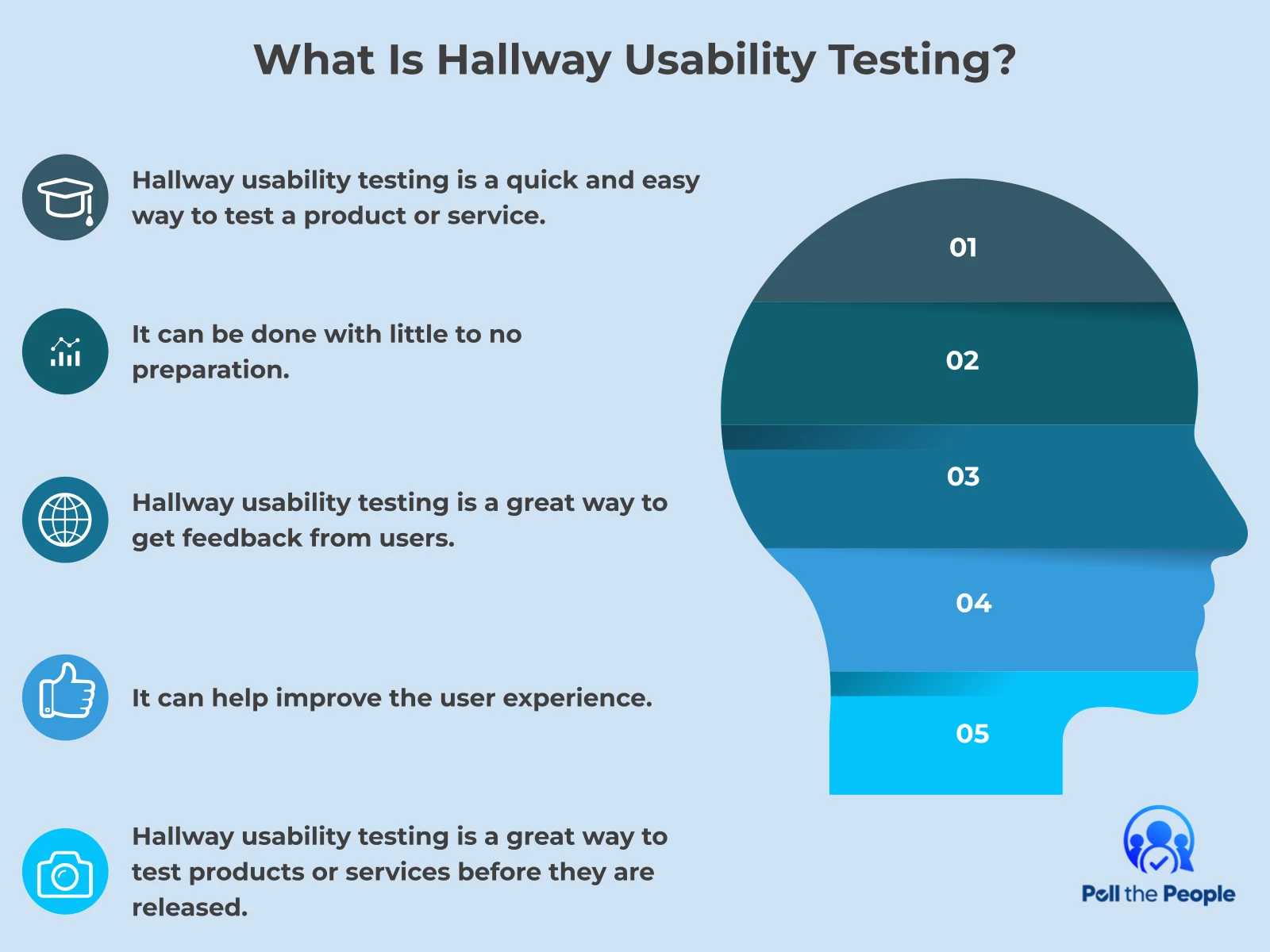 INFOGRAPHIC: What is hallway usability testing? - Poll the People